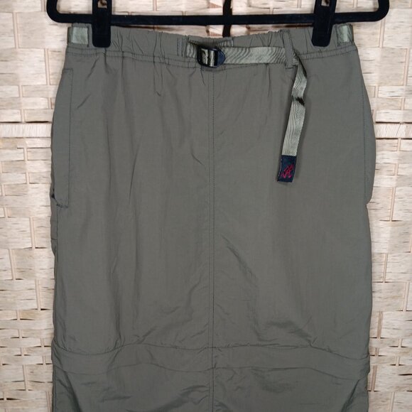 Gramicci Convertible Micro Ripstop Cargo Zip Off Small Midi EUC Army Olive Green - Picture 5 of 12